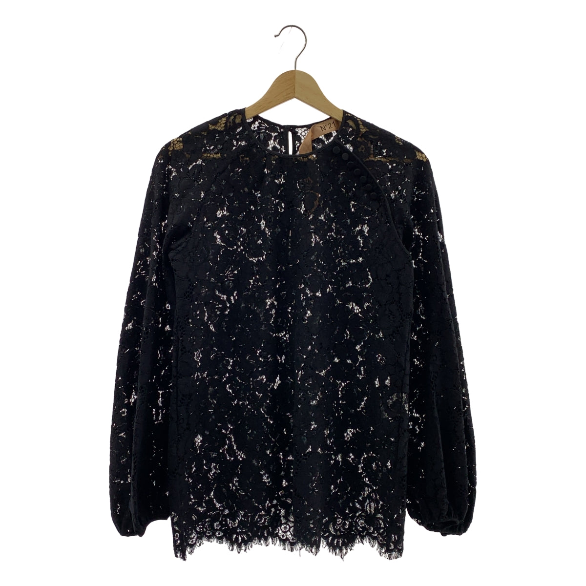 N°21 / ヌメロヴェントゥーノ | レース スモック プルオーバー ブラウス シャツ | 40 | レディース