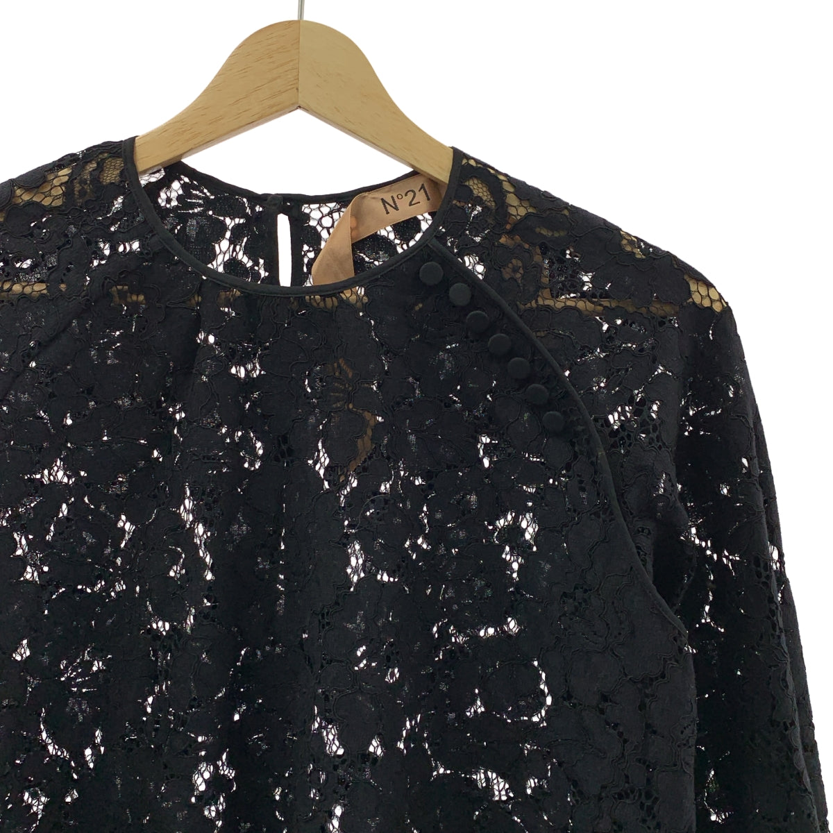 N°21 / ヌメロヴェントゥーノ | レース スモック プルオーバー ブラウス シャツ | 40 | レディース