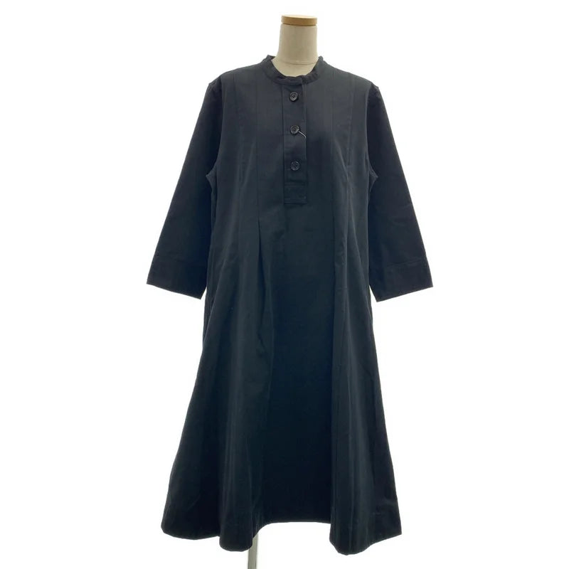 MARGARET HOWELL / マーガレットハウエル | 2023AW | ORGANIC COTTON TWILL / コットン オーバーシルエット サイドポケット ワンピース | 2 | レディース