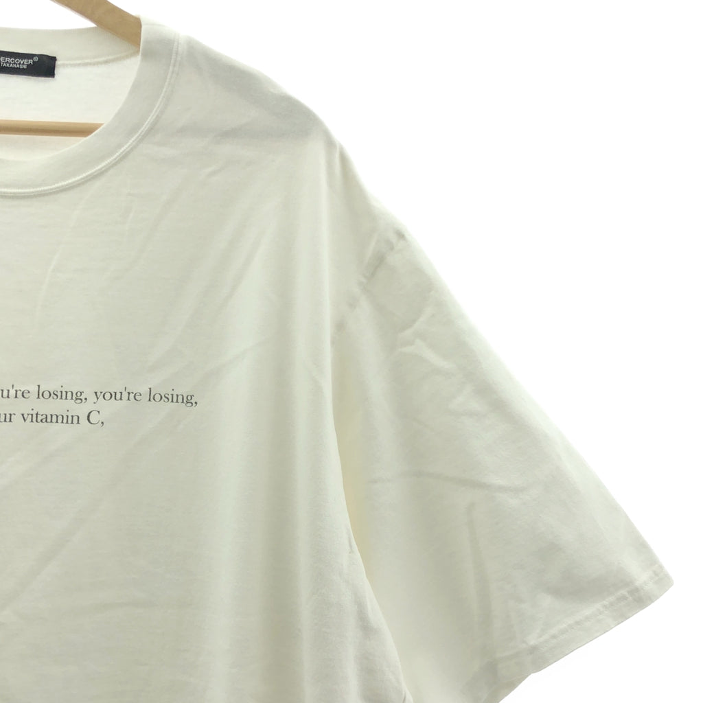 UNDER COVER  / アンダーカバー | 2023SS | BD天竺TEE VITAMIN C プリント 半袖 Tシャツ | 4 | ホワイト | メンズ