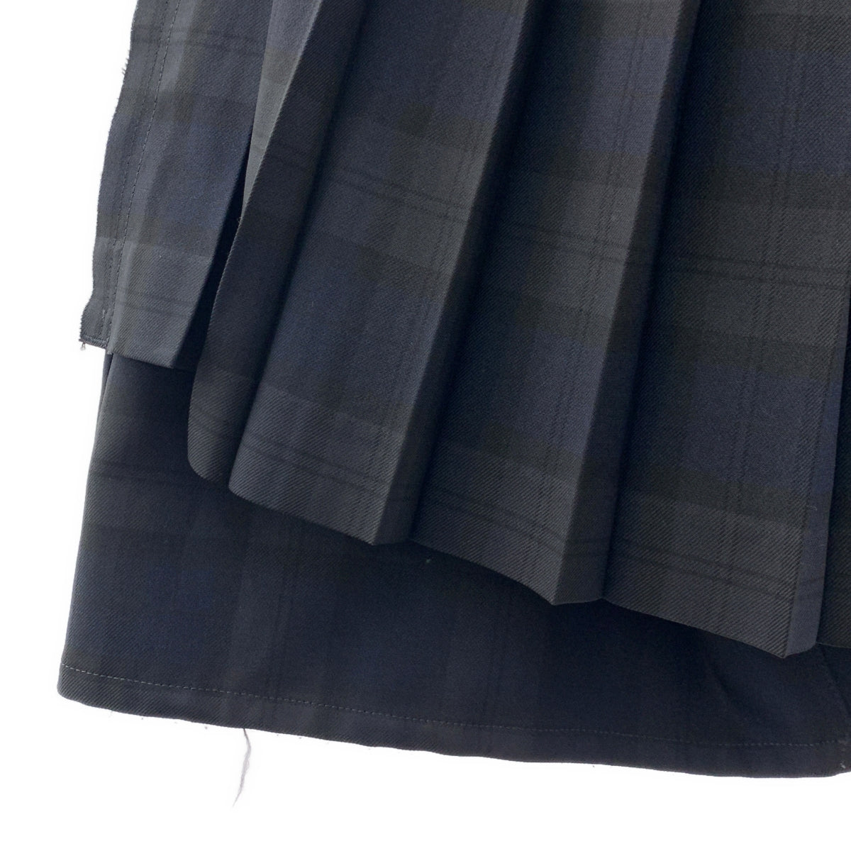 KIDILL / キディル | Pleats Hold Pantsプリーツ ホールド パンツ | 46 | ブラック/ネイビー | メンズ