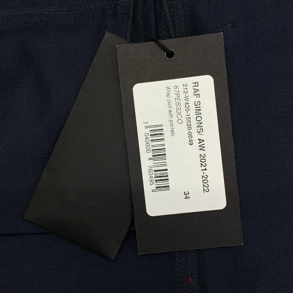RAF SIMONS / 러프 시몬스 | 2021AW | Wrap skirt with pocket 멀티 포켓 랩 스커트 | 34 |
