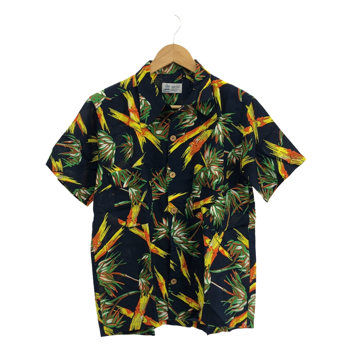 RODEO UNCLE | Palm Tree Pattern Aloha Shirt | Size 36 | Men's