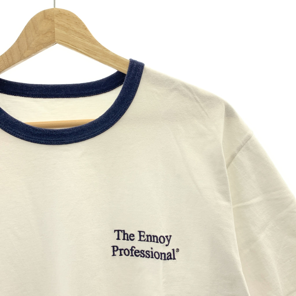 The Ennoy Professional / ザエンノイプロフェッショナル | 2020SS | S/S T-Shirt / エンブロイダリーロゴ クルーネック カットソー Tシャツ | M |