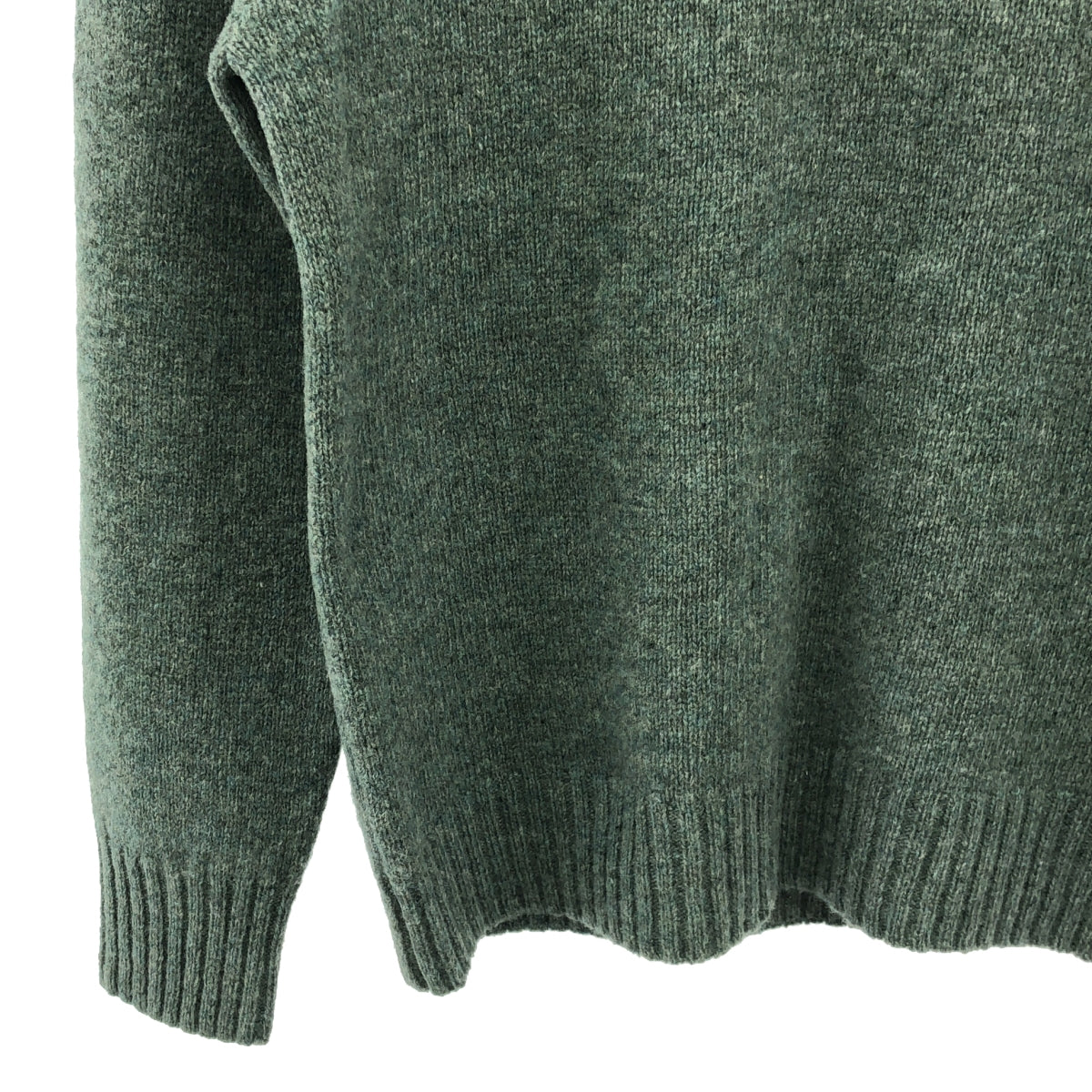 A.P.C. / アーペーセー | ウール プルオーバーニット | M | グリーン系 | レディース
