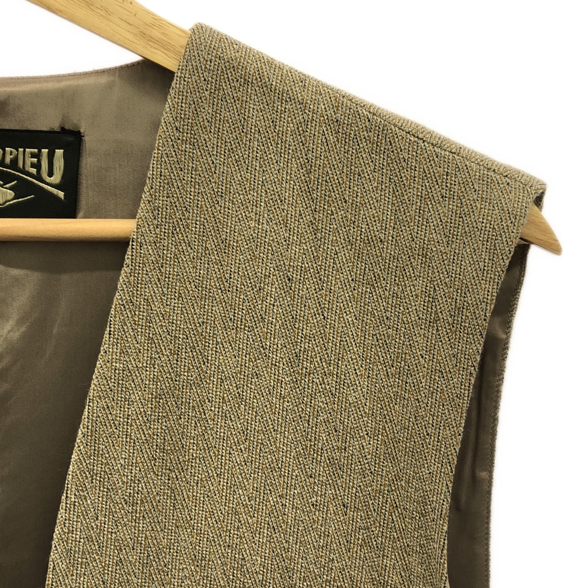 [狀況良好] IENA | 2022 秋冬 | [PHOTOCOPIEU] VEREUSE 長版背心 / 全襯裡 | TU |布朗 |女性的