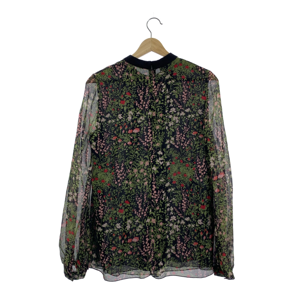 Giambattista Valli | 花卉印花褶皺套頭衫 | 尺寸 38 |