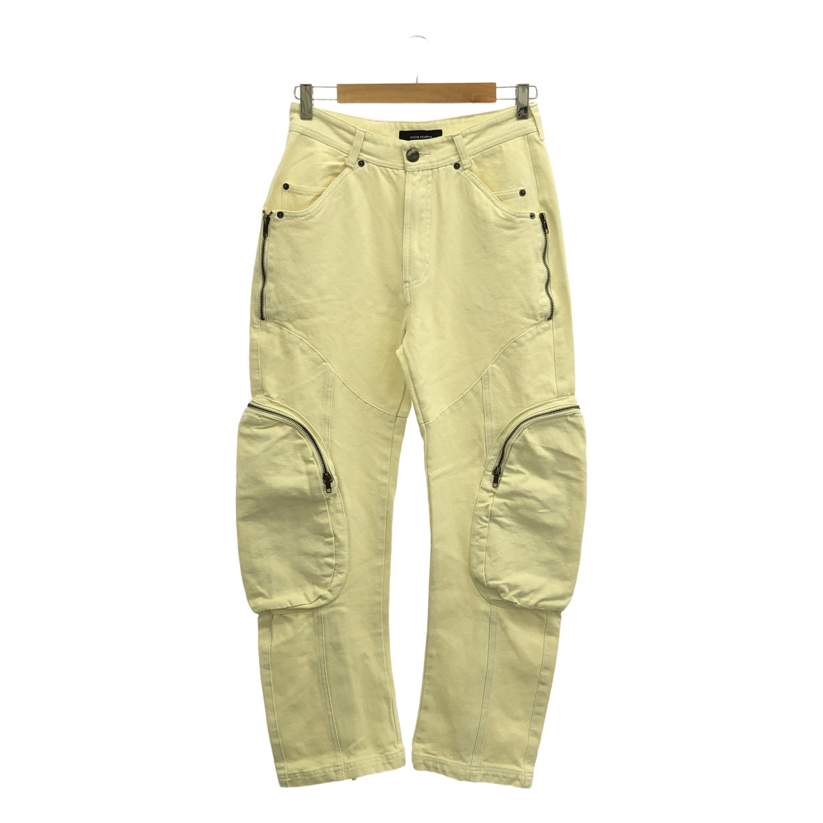 【美品】  entire studios / エンタイアスタジオ | POCKET PANTS / ダック生地 ポケット ジップ パンツ | XS | アイボリー | メンズ