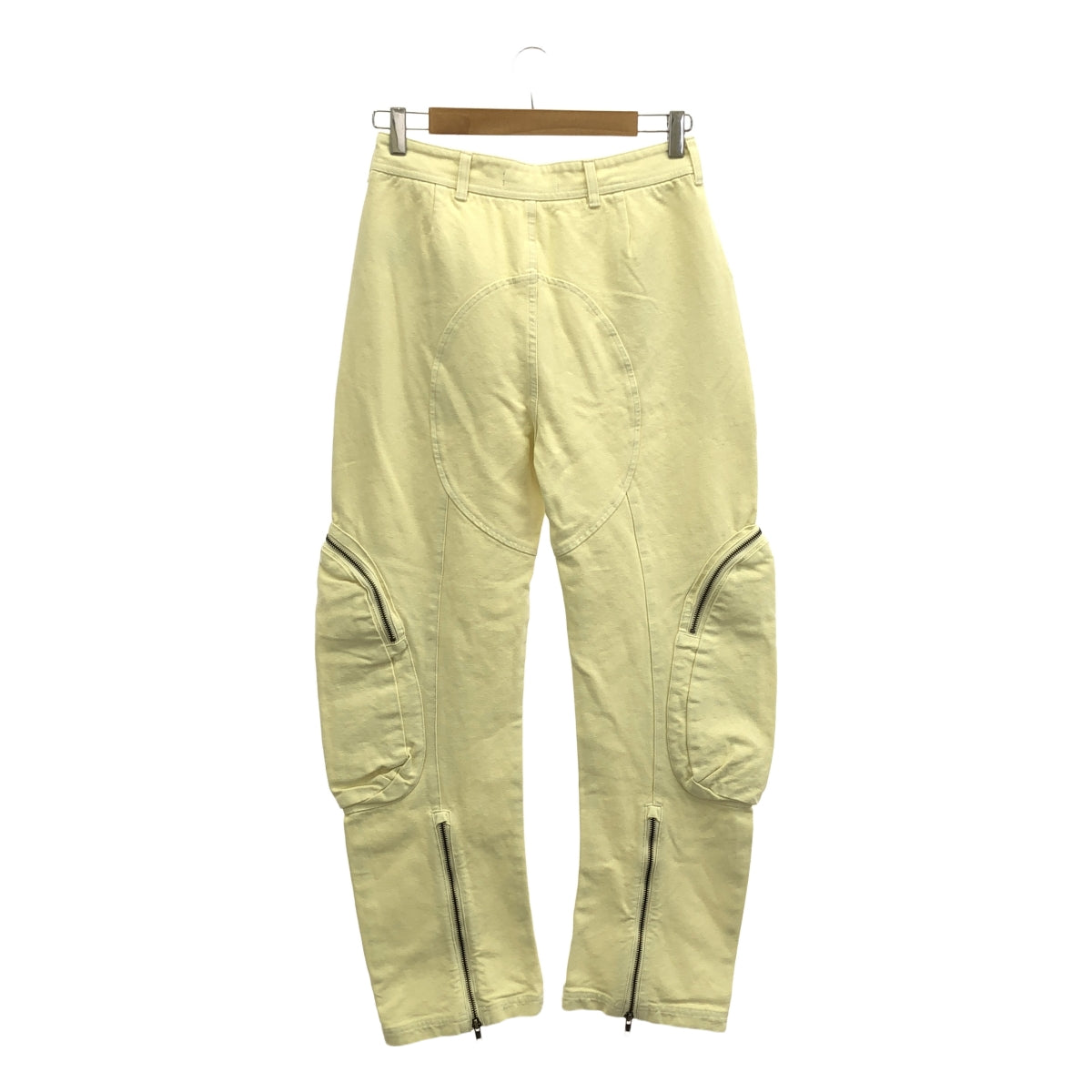 【美品】  entire studios / エンタイアスタジオ | POCKET PANTS / ダック生地 ポケット ジップ パンツ | XS | アイボリー | メンズ