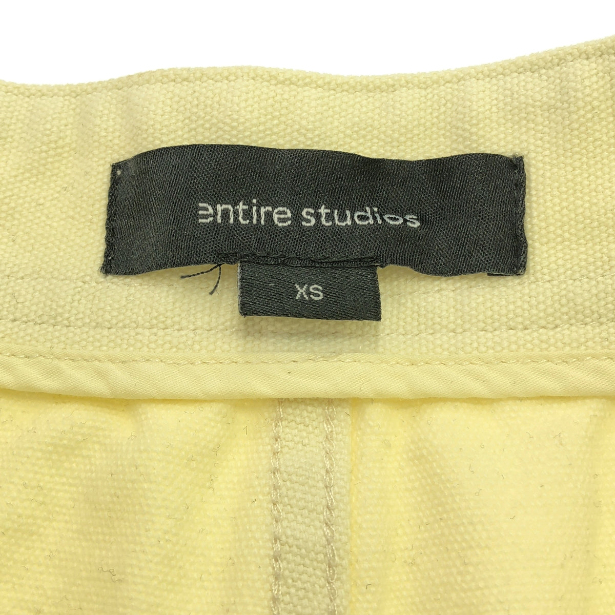 【美品】  entire studios / エンタイアスタジオ | POCKET PANTS / ダック生地 ポケット ジップ パンツ | XS | アイボリー | メンズ