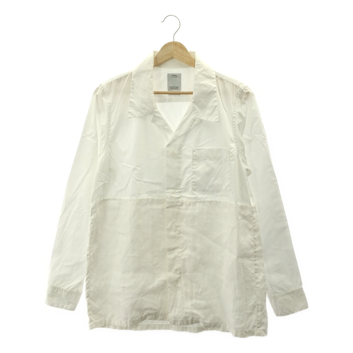 visvim / ビズビム | コットン リネン 切替 シャツ | 1 |