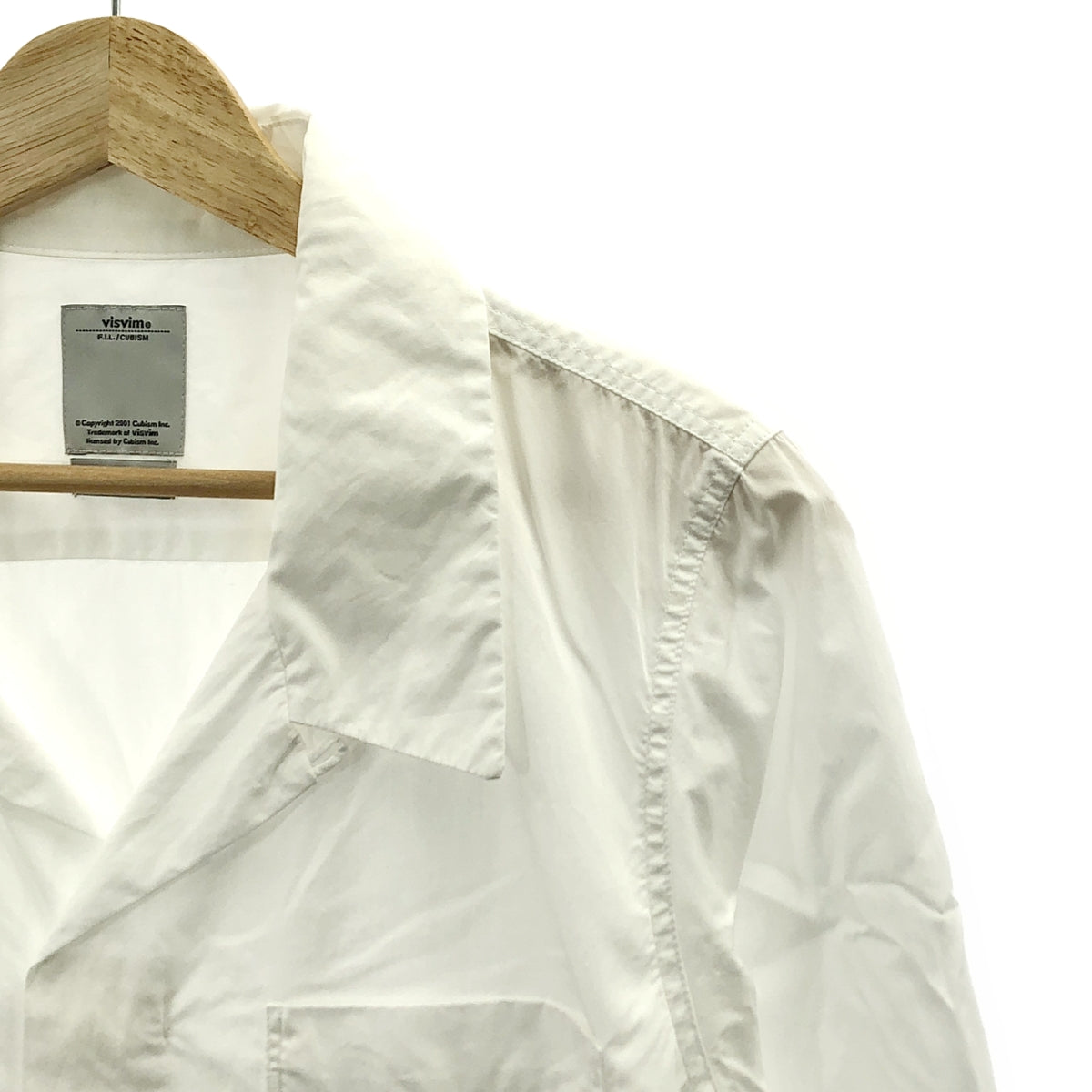 visvim | 棉麻斜紋襯衫 | 尺寸 1 | 白色 | 男款