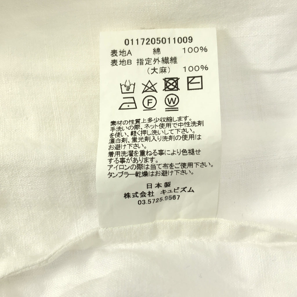 visvim / ビズビム | コットン リネン 切替 シャツ | 1 |