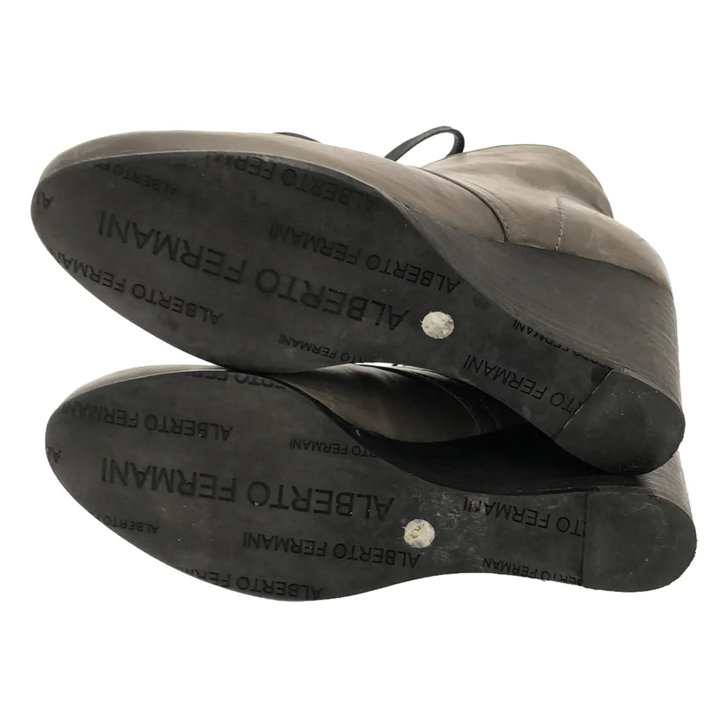 阿爾貝托費爾馬尼 |皮革短靴 | 37 |灰色 |女性的