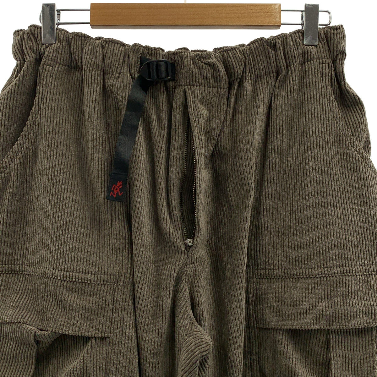 N.HOOLYWOOD / 엔 할리우드 | × GRAMICCI / 그라미치 코듀로이 벨티드 와이드 카고 바지 | 38 | 남성