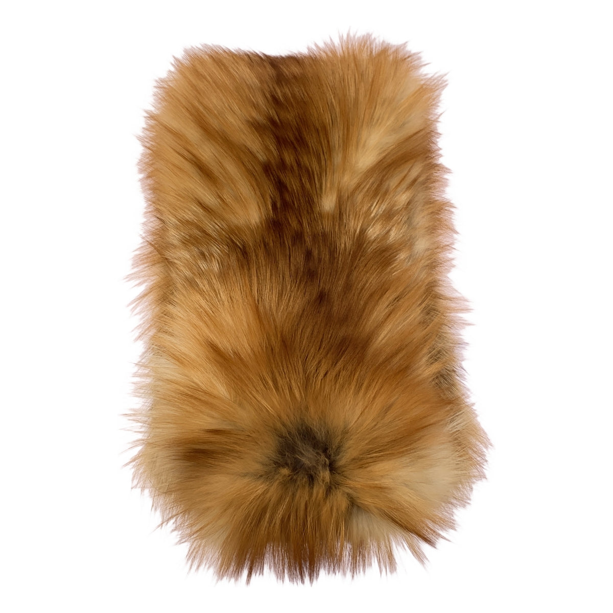 美品✨ フェンディ―　フォックスファー　ショール　マフラー　染め　ロゴ金具　毛皮 FENDI / フェンディ | フォックスファー 裏地シルク ショール マフラー