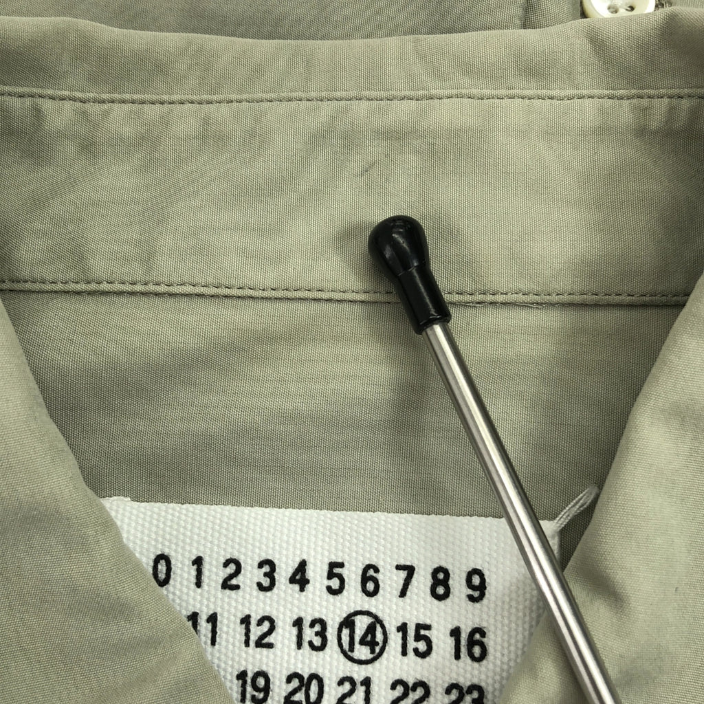 Maison Margiela | 2017 秋冬 | 長袖棉質襯衫 | 40 碼 | 灰褐色 | 男款