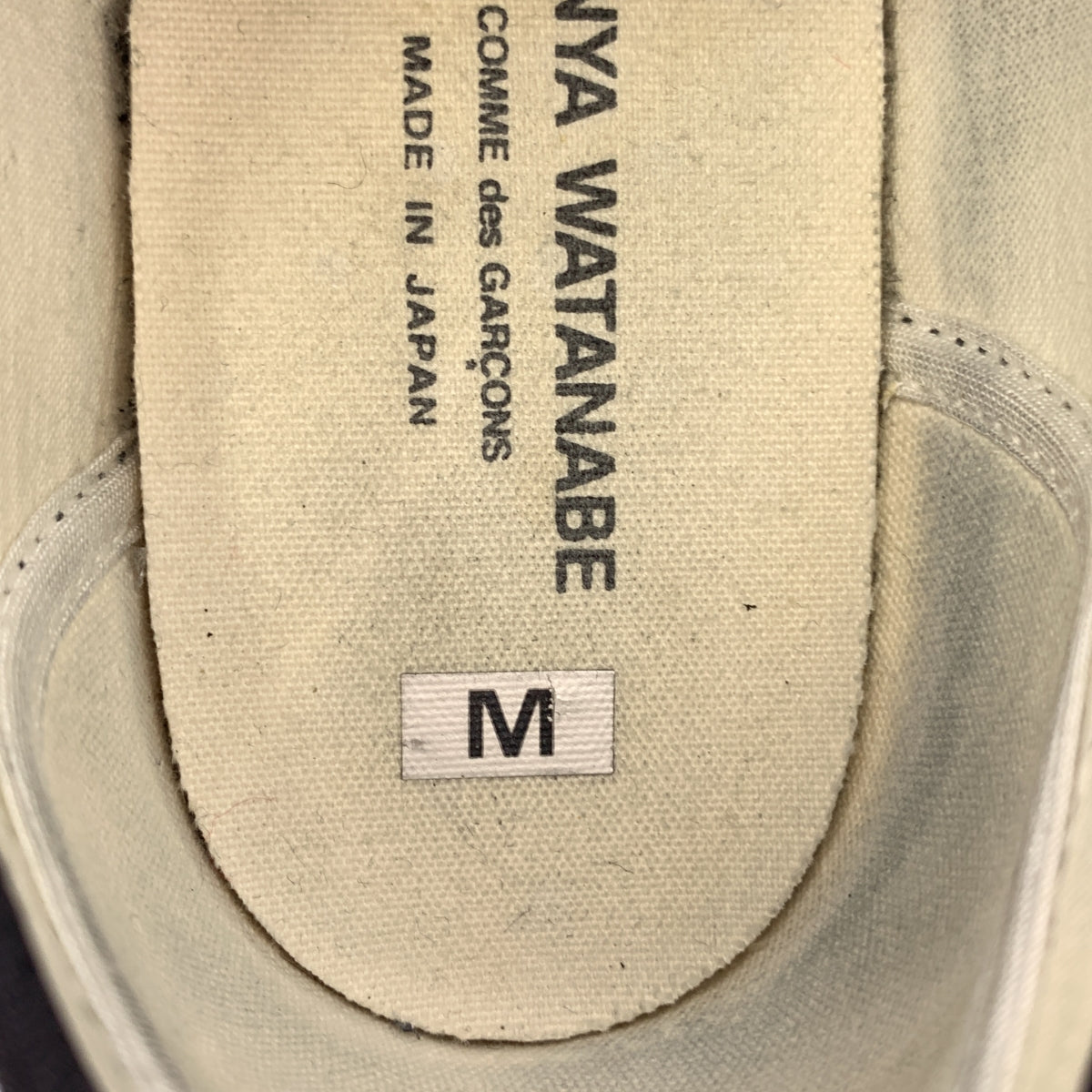 JUNYA WATANABE COMME des GARCONS / 준야와타나베 | 로고 캔버스 레이스업 로우 컷 스니커즈 | M | 여성