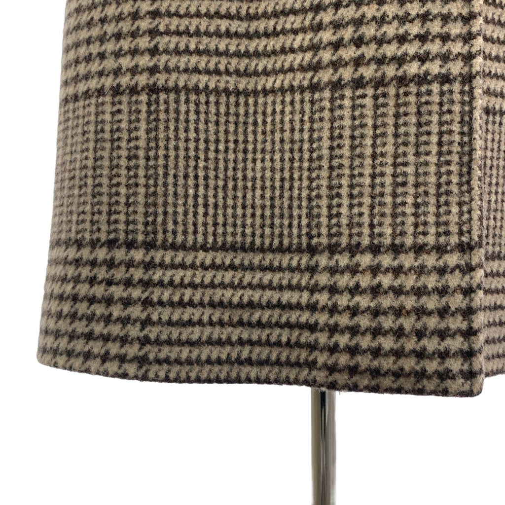 HERNO / 헤르노 | 울 치조 격자 스텐 컬러 코트 | 36 | 여성