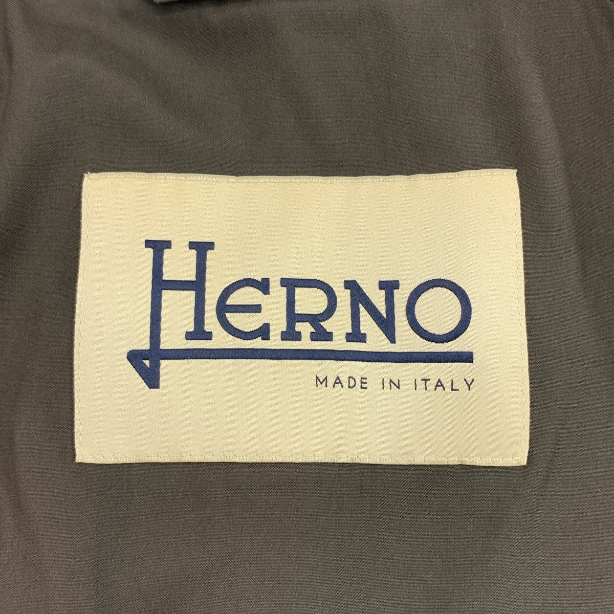 HERNO / 헤르노 | 울 치조 격자 스텐 컬러 코트 | 36 | 여성