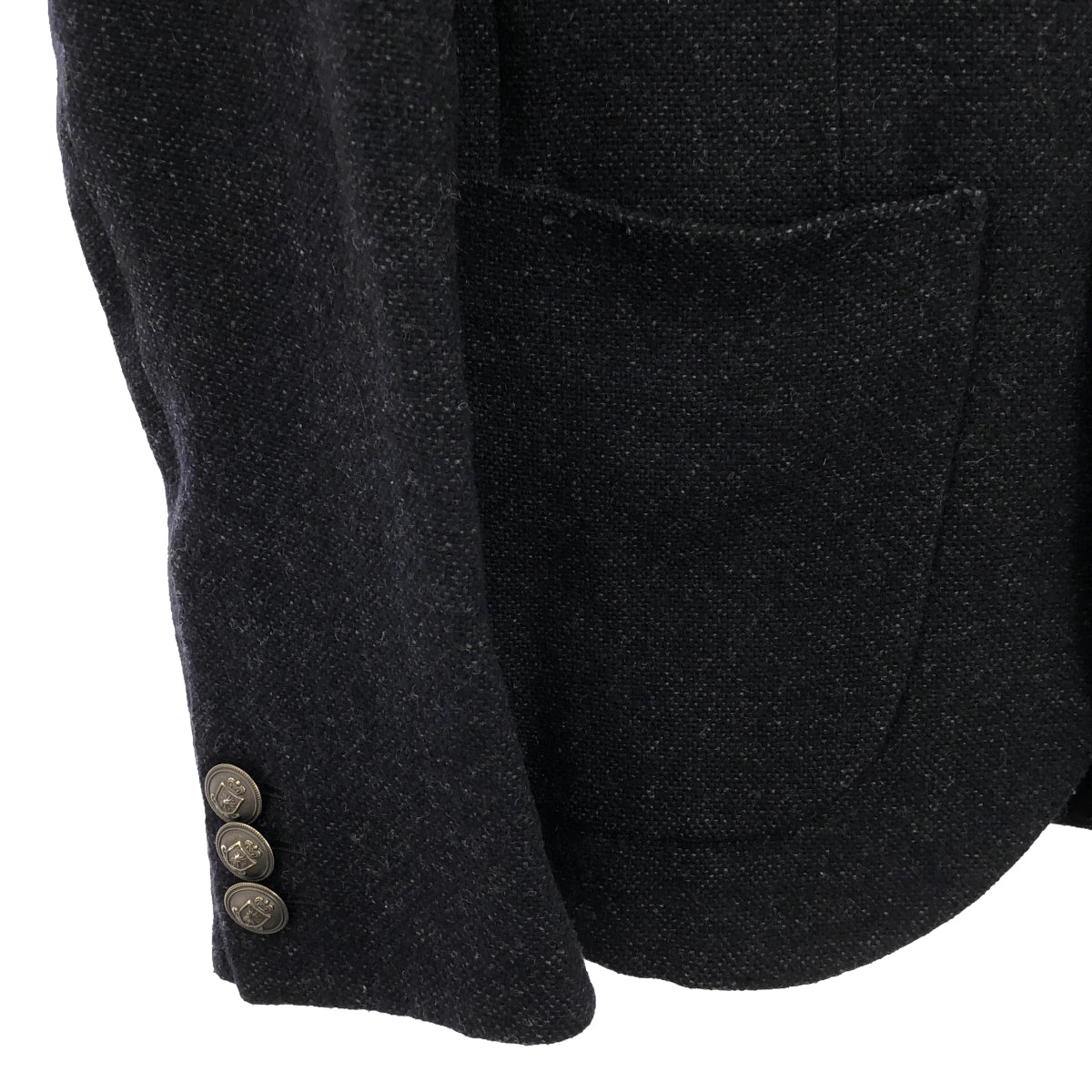MIHARA YASUHIRO | Set-up wool metal button 3B tailored jacket and slacks | 46 | Men's