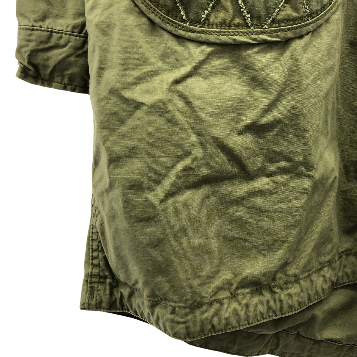 MARU SANKAKU PEKE | Patchwork Fishtail Jacket | L | Men's