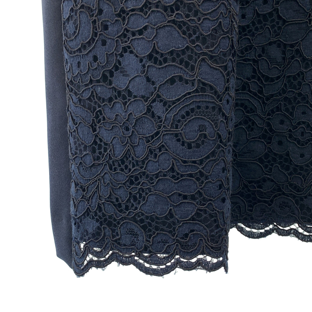 ADORE / 어도어 | 플라워 레이스 백 Zip 드레스 원피스 / 안감 포함 | 36 |