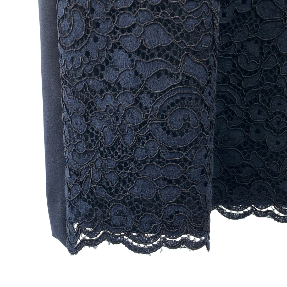 ADORE / 어도어 | 플라워 레이스 백 Zip 드레스 원피스 / 안감 포함 | 36 |