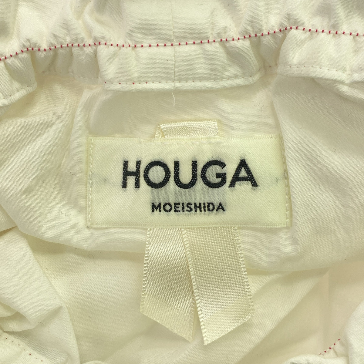 HOUGA / ホウガ | トルソー撮影希望。 | loket lelsure dress シャーリング ボリューム ワンピース | F | ホワイト | レディース