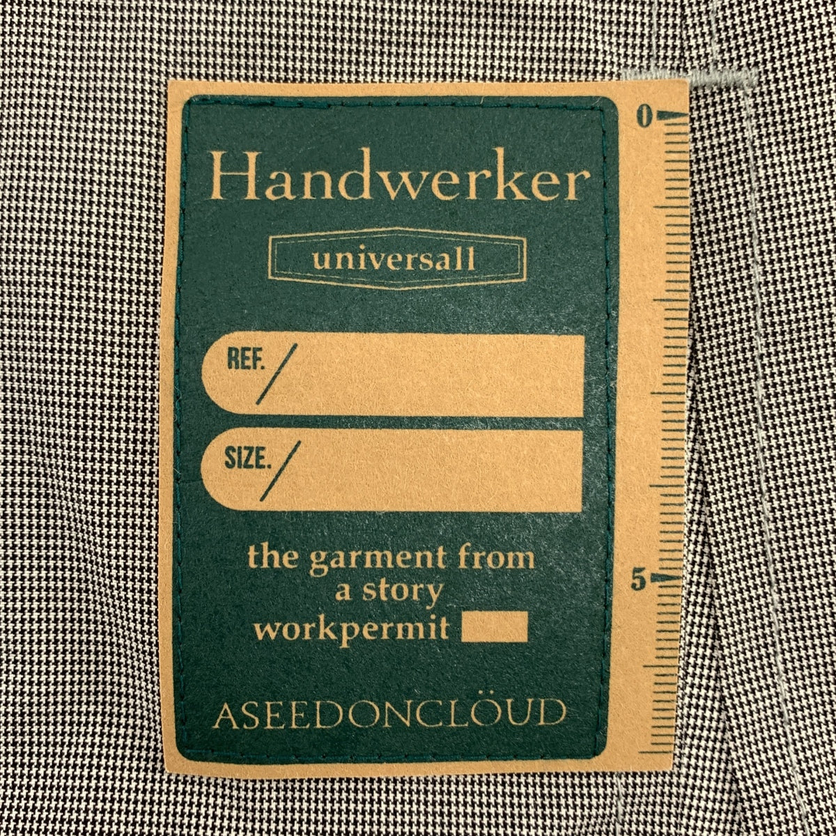 ASEEDONCLOUD / 아시돈 클라우드 | HandWerker / 발수 가공 스테인드 컬러 코트 | M | 블랙 / 화이트 | 남성