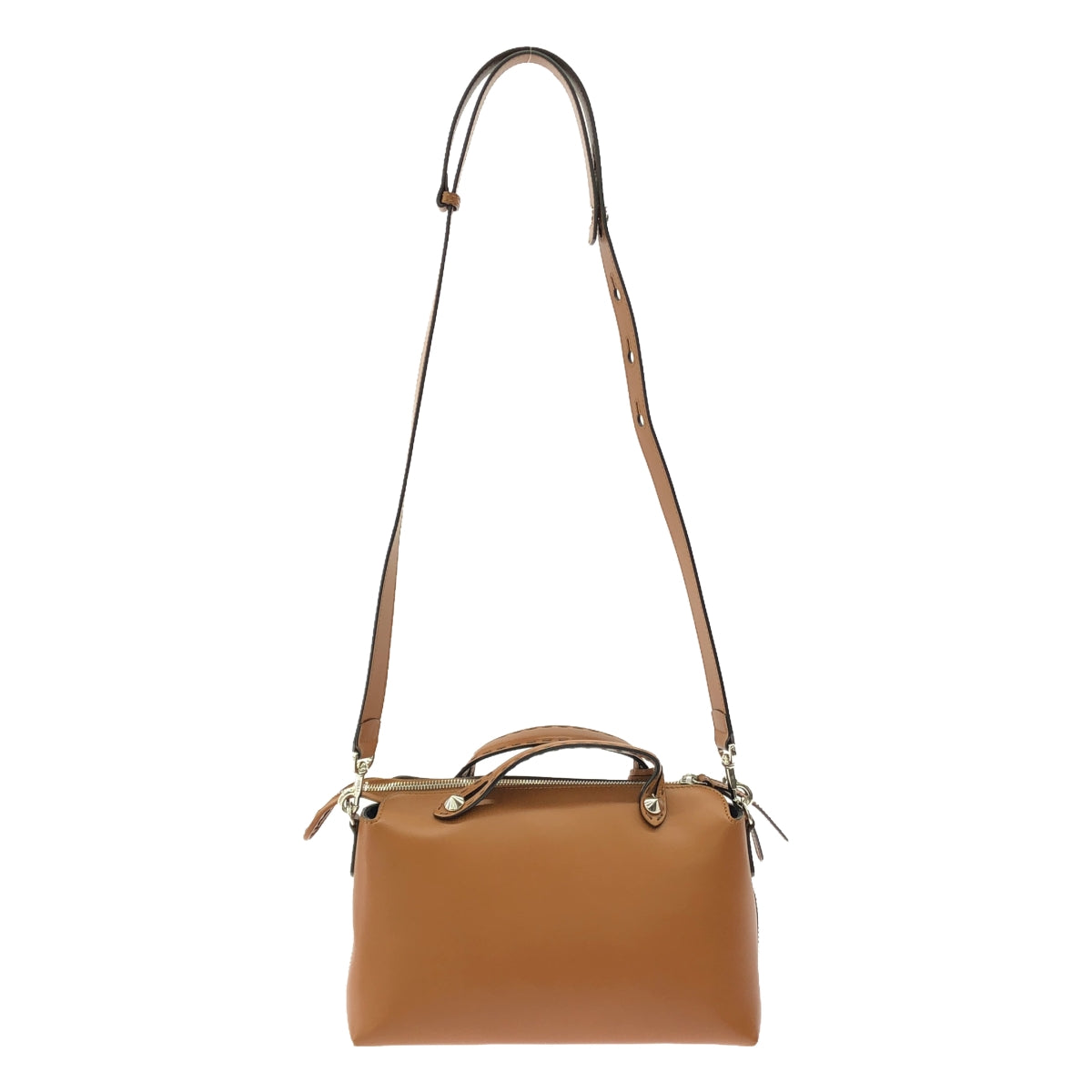 【美品】  FENDI / フェンディ | BY THE WAY / 8BL146 バイザウェイ 2way ショルダー付き レザー ロゴ ハンドバッグ | ブラウン | レディース