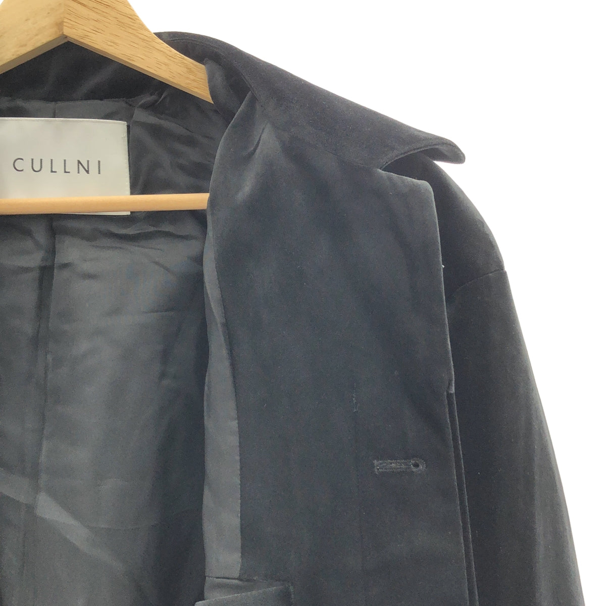 CULLNI | 2021 秋冬 | 天鵝絨金色羈扣單扣外套 | 1 碼 | 男款