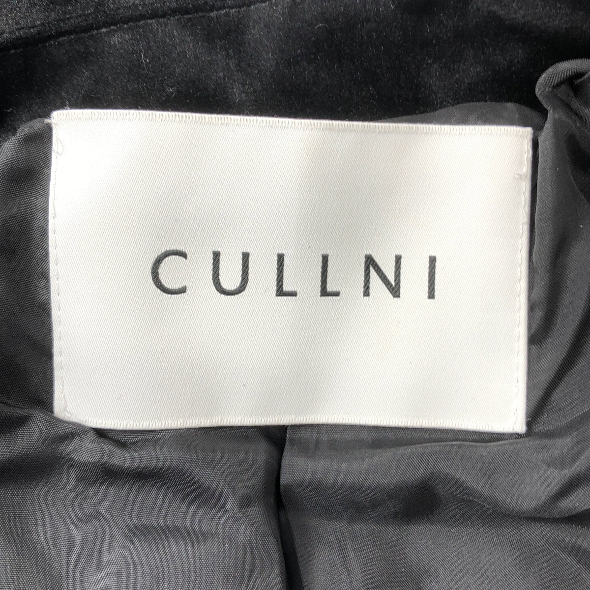 CULLNI | 2021 秋冬 | 天鵝絨金色羈扣單扣外套 | 1 碼 | 男款