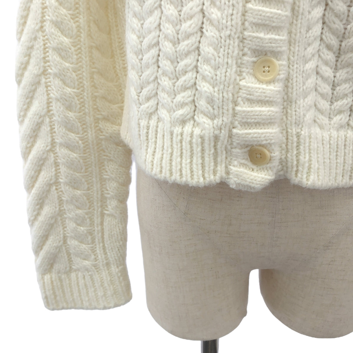 Cecilie Bahnsen / セシリーバンセン | MILO CARDIGAN カーディガン | XS/S | ホワイト/ピンク | レディース
