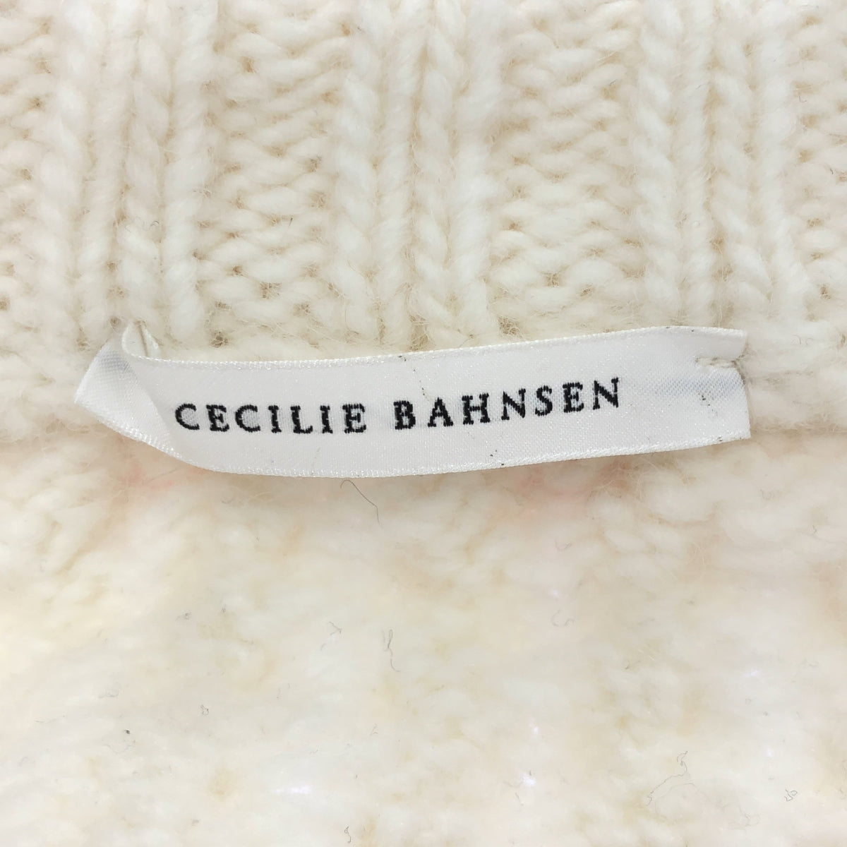 Cecilie Bahnsen / セシリーバンセン | MILO CARDIGAN カーディガン | XS/S | ホワイト/ピンク | レディース