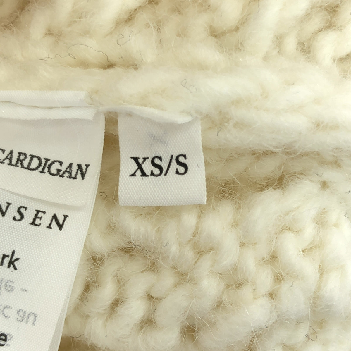 Cecilie Bahnsen / セシリーバンセン | MILO CARDIGAN カーディガン | XS/S | ホワイト/ピンク | レディース