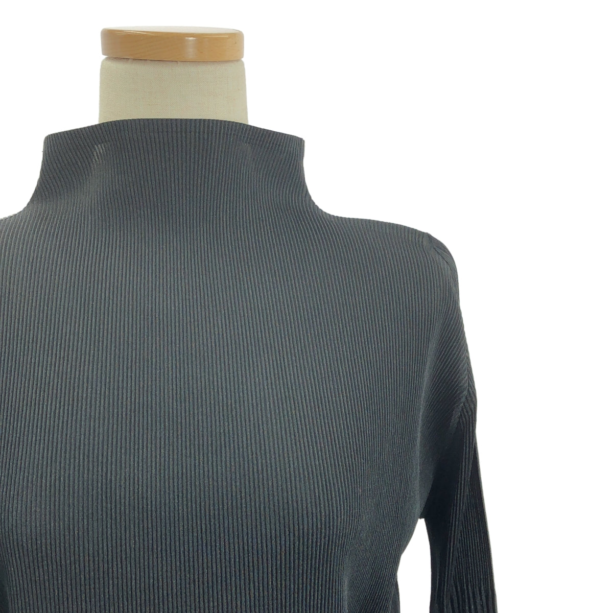 PLEATS PLEASE ISSEY MIYAKE / プリーツプリーズイッセイミヤケ | ハイネック プルオーバー トップス | 3 | ブラック | レディース