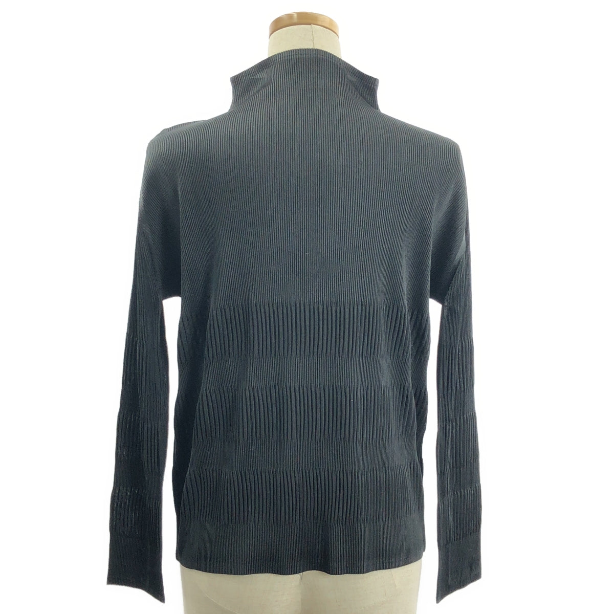 PLEATS PLEASE ISSEY MIYAKE / プリーツプリーズイッセイミヤケ | ハイネック プルオーバー トップス | 3 | ブラック | レディース