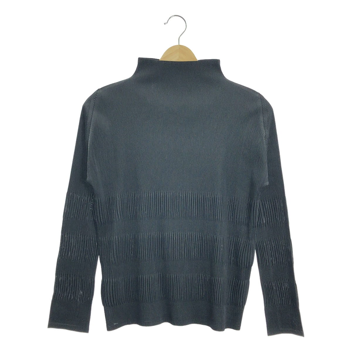 PLEATS PLEASE ISSEY MIYAKE / プリーツプリーズイッセイミヤケ | ハイネック プルオーバー トップス | 3 | ブラック | レディース
