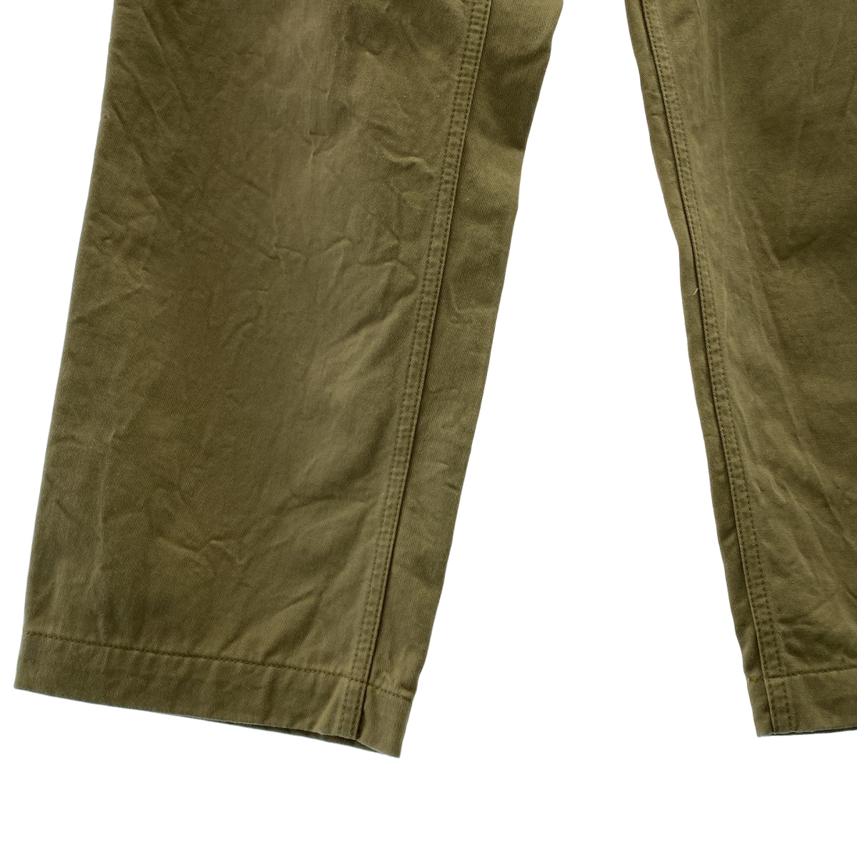 COMME des GARÇONS HOMME | 2011 秋冬 |棉質預洗束背工作褲 |尺寸 M |米色|男士