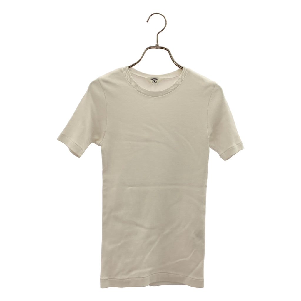 AURALEE | 2022春夏 | x IENA / IENA 獨家 LUSTER 棉質羅紋T卹 | 1號 | 女款