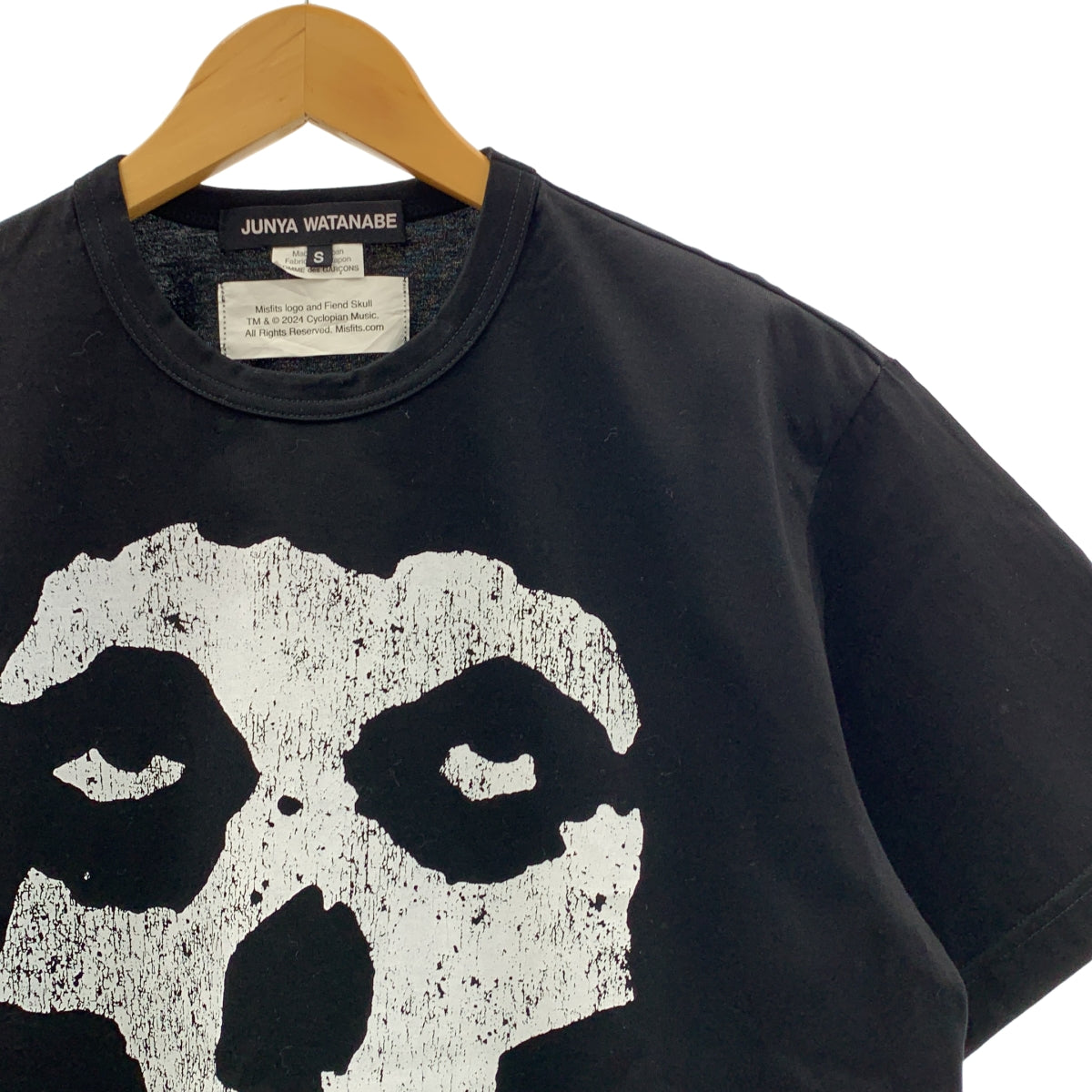 JUNYA WATANABE / 준야와타나베 | 2024AW | Misfits short sleeve tee 프린트 T셔츠 컷소우 | S |