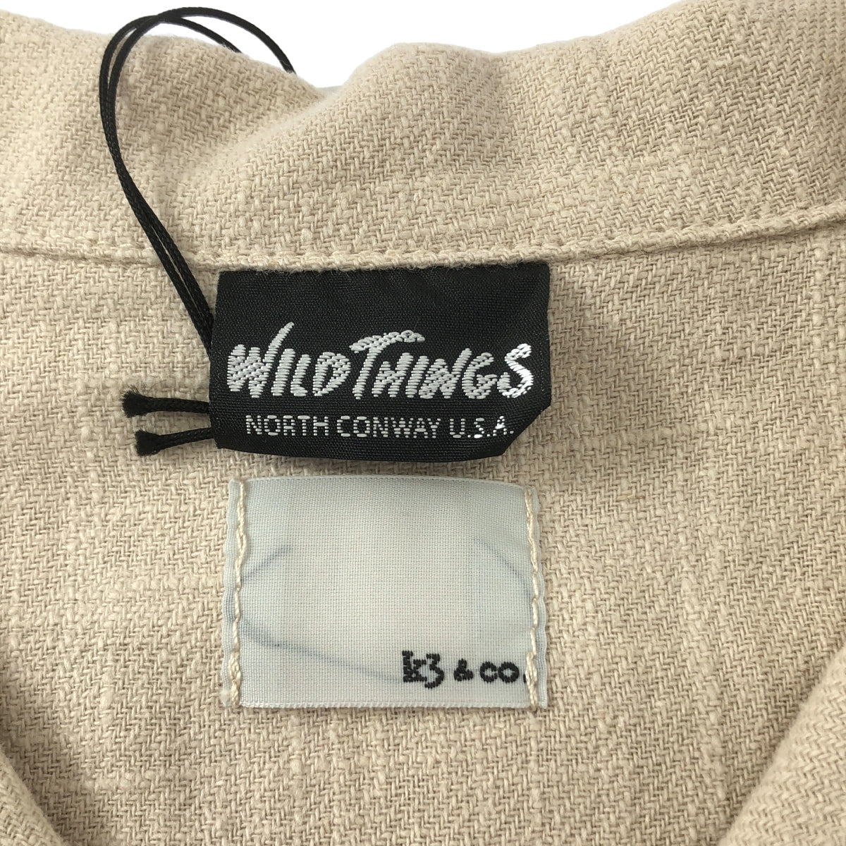WILD THINGS / ワイルドシングス | × k3&co. オープンカラーシャツ | o/s | レディース