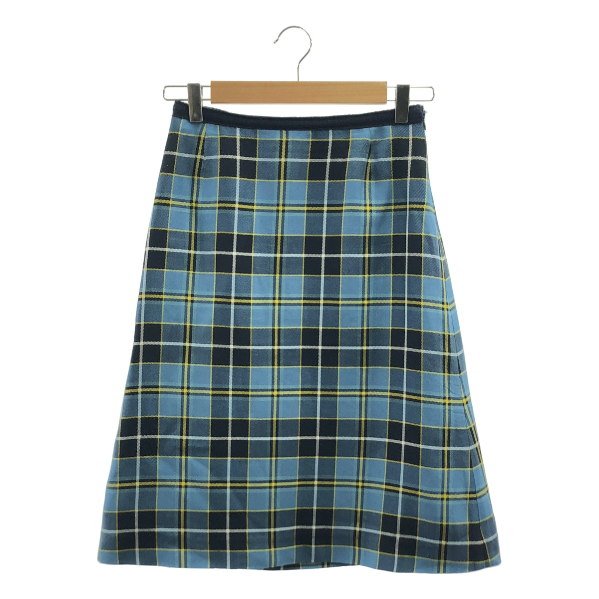 mina perhonen / ミナペルホネン | tartan タータン / シルク チェック タイトスカート |