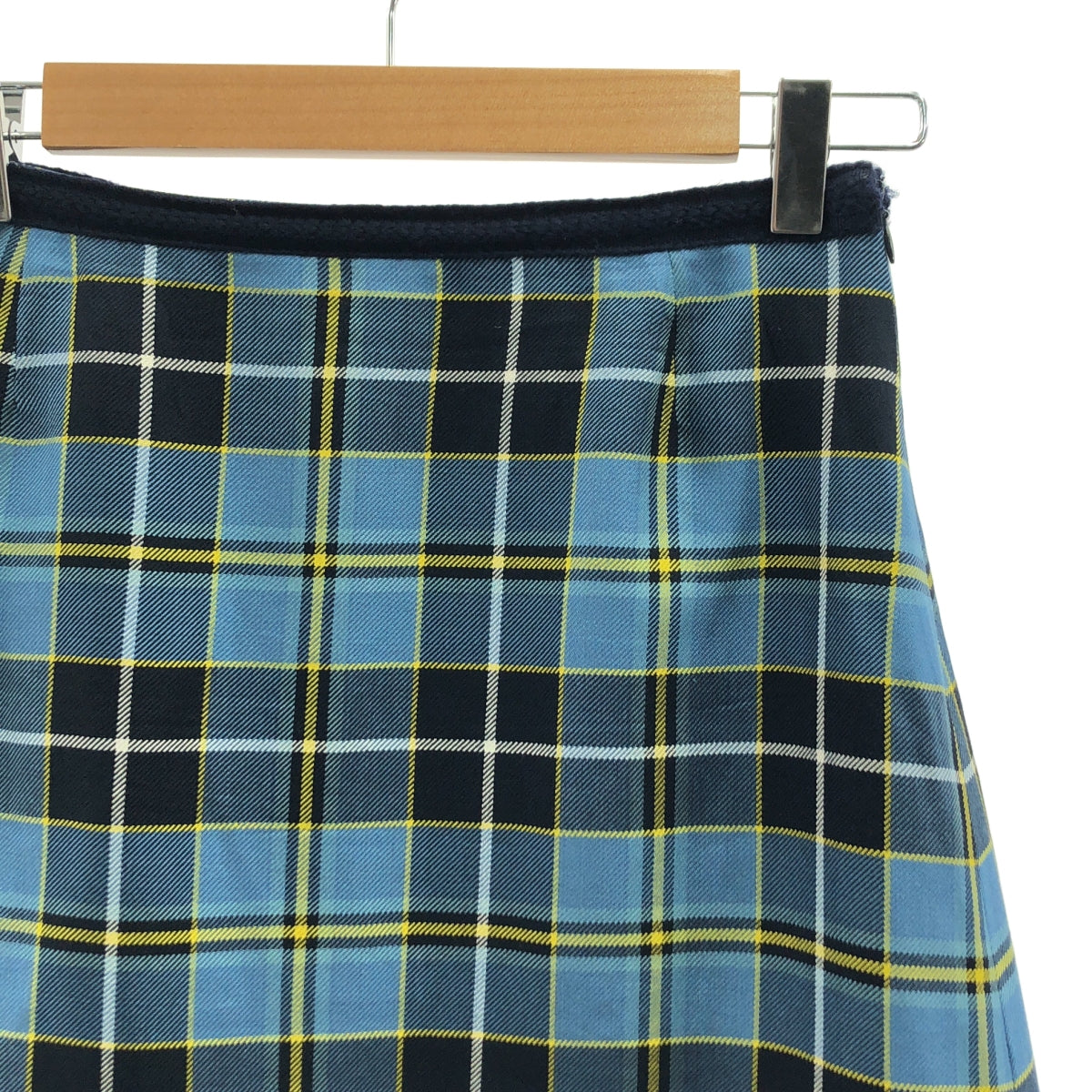 mina perhonen / ミナペルホネン | tartan タータン / シルク チェック タイトスカート |