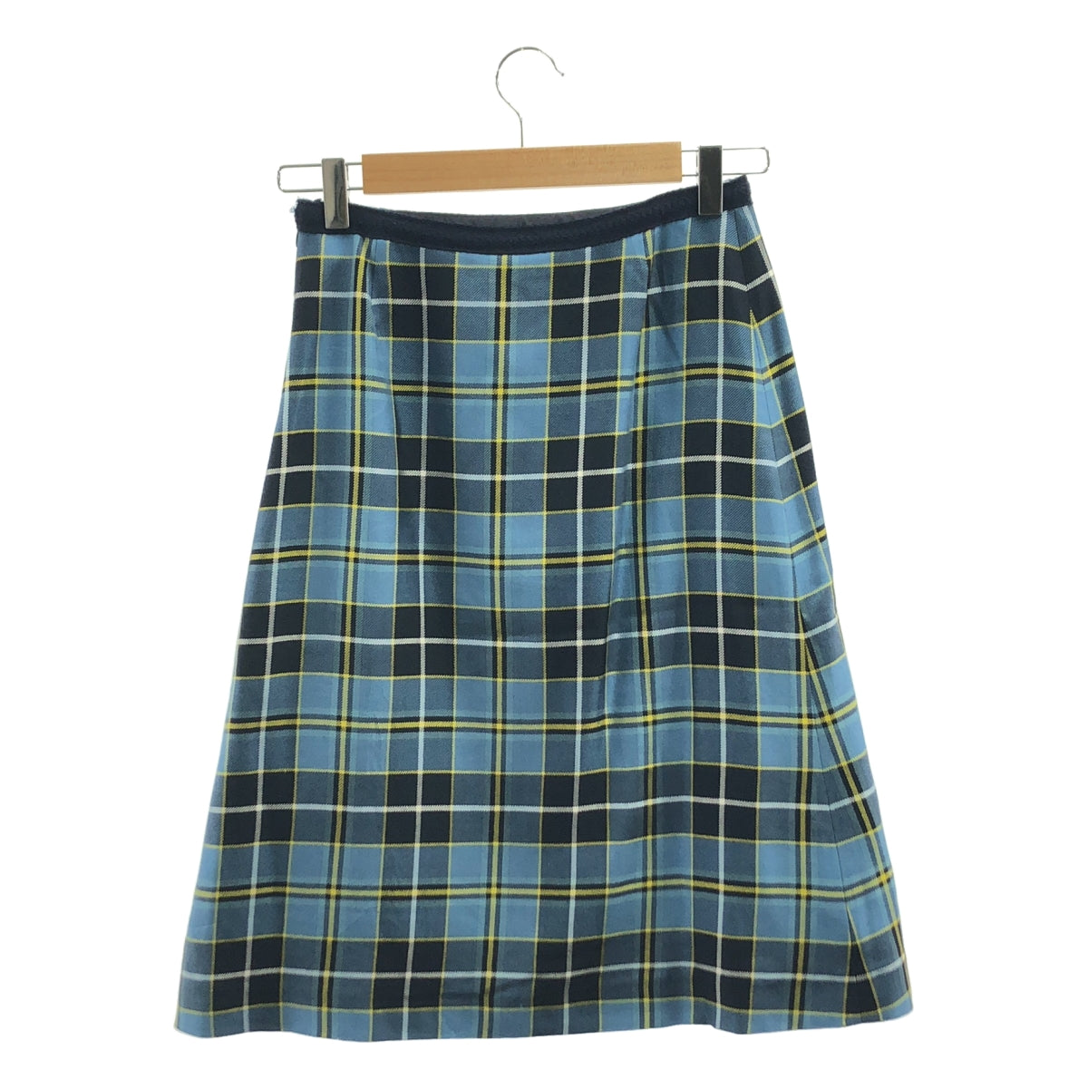 mina perhonen / ミナペルホネン | tartan タータン / シルク チェック タイトスカート |
