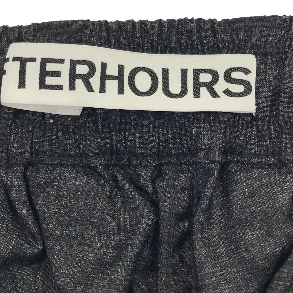 AFTERHOURS / 애프터 아워즈 | BAGGY WORK PANTS / 드로스트링 이지 팬츠 | 2 | 회색 | 남성