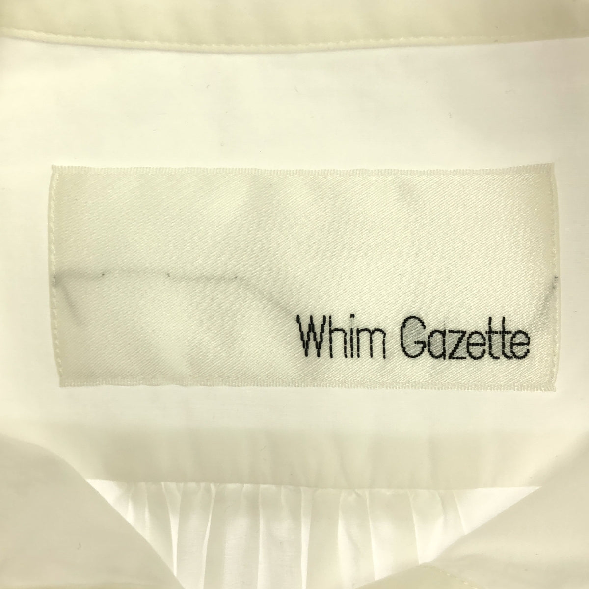 Whim Gazette / ウィムガゼット | コットン ダブルポケット シャツ | F | ホワイト | レディース