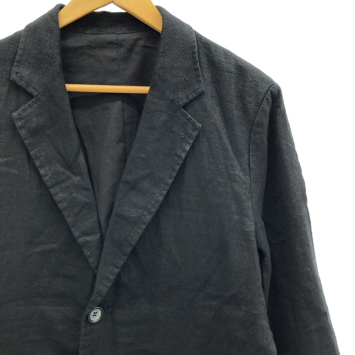 Ron Herman | Jet Black Suede Hemp Jacket / String Pants / Set Linen Jacket &amp; Pants | S | Men's