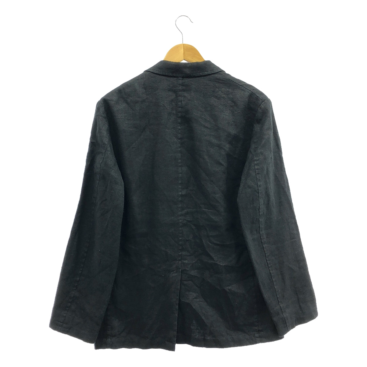 Ron Herman | Jet Black Suede Hemp Jacket / String Pants / Set Linen Jacket &amp; Pants | S | Men's